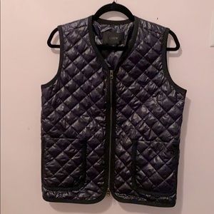 J. Crew down quilted vest